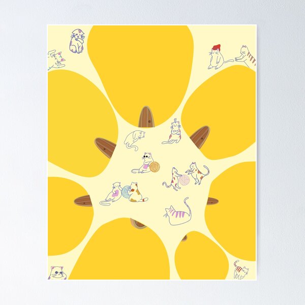 Item preview, Cat's gang in jackfruit  designed and sold by SkyisBright.