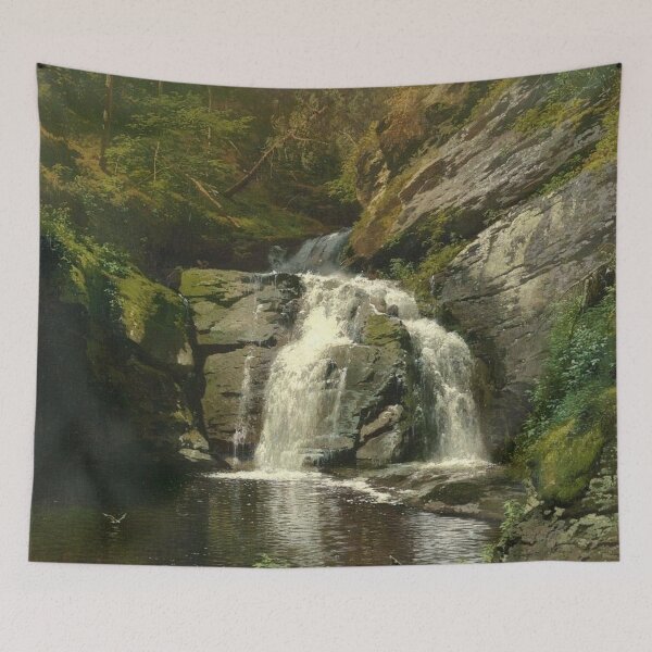 Item preview, Enchanting Waterfall in a Serene Forest designed and sold by SweetMySpot.