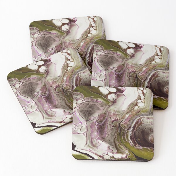 Item preview, Olive White Abstract Liquid Art  designed and sold by Tshirtstory.