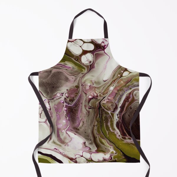 Item preview, Olive White Abstract Liquid Art  designed and sold by Tshirtstory.