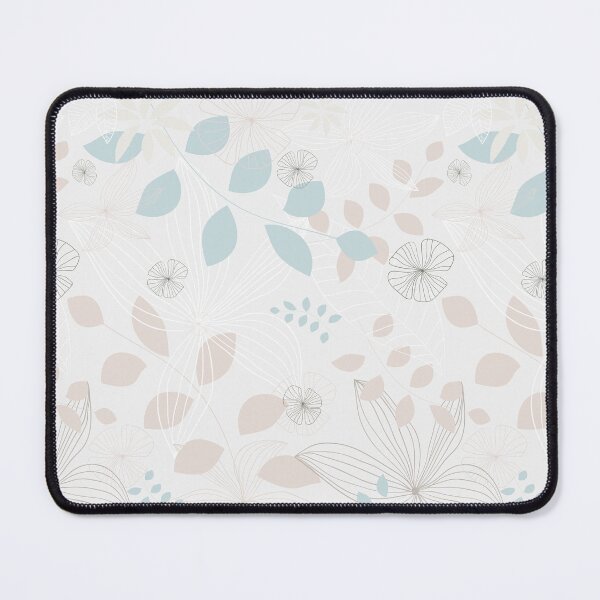 Item preview, Lovely pattern of flowers and leaves in tones of pinks, blues and nudes designed and sold by pocketgraphic.