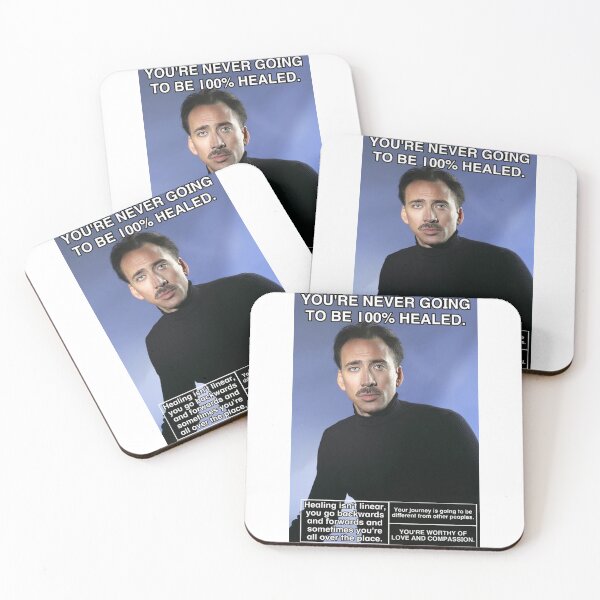 Item preview, Nick cage Motivational poster designed and sold by pressnellc.