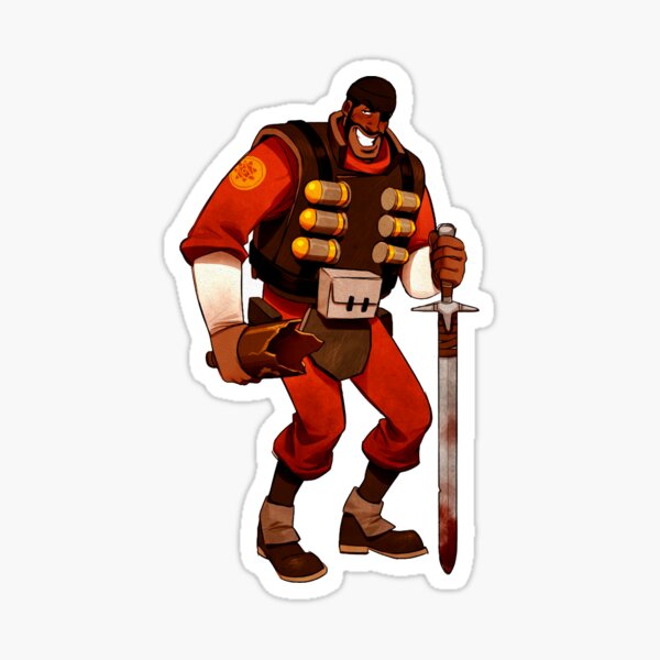 Demoman Tf2 Classics Tshirt Sticker By Alecias Redbubble 9630