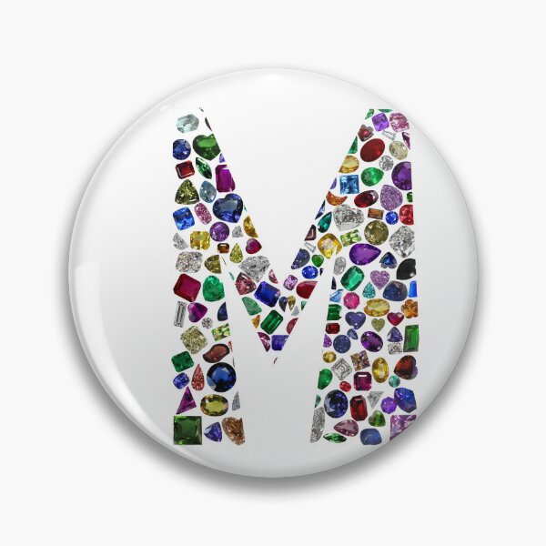 Item preview, Letter M designed and sold by DigitalGemArt.