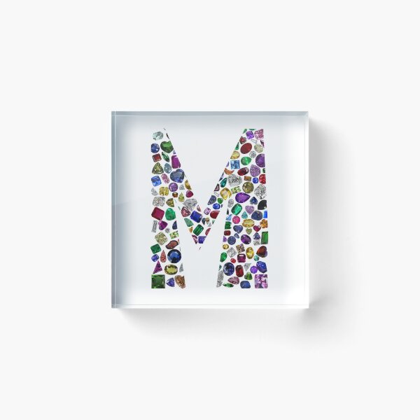 Item preview, Letter M designed and sold by DigitalGemArt.