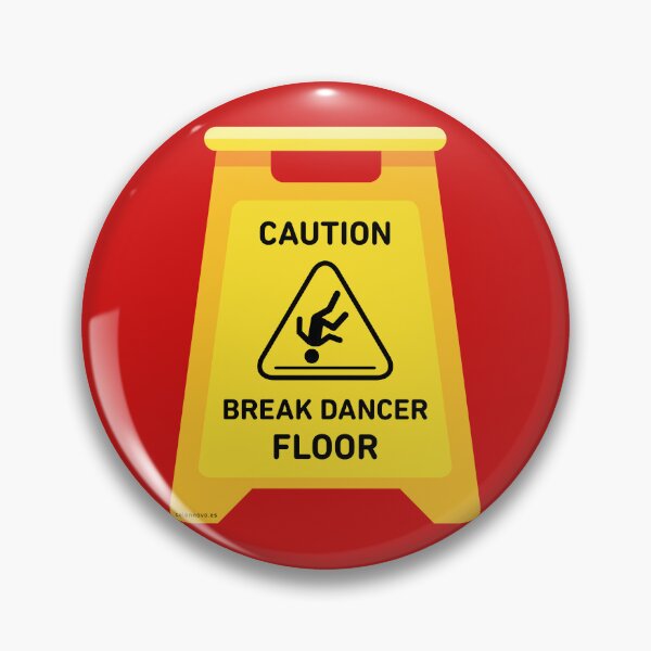 Item preview, Caution, break dancer floor designed and sold by Perezoshop.