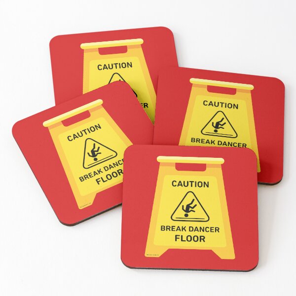 Item preview, Caution, break dancer floor designed and sold by Perezoshop.