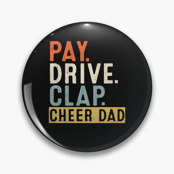 Artikelvorschau, Mens Pay Drive Clap Cheer Dad Cheerleading Father Day Cheerleader Premium entworfen und verkauft von David231231.