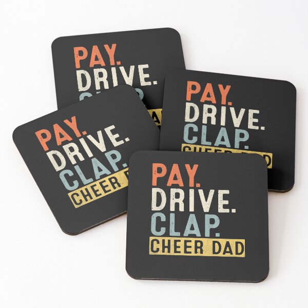 Item preview, Mens Pay Drive Clap Cheer Dad Cheerleading Father Day Cheerleader Premium designed and sold by David231231.
