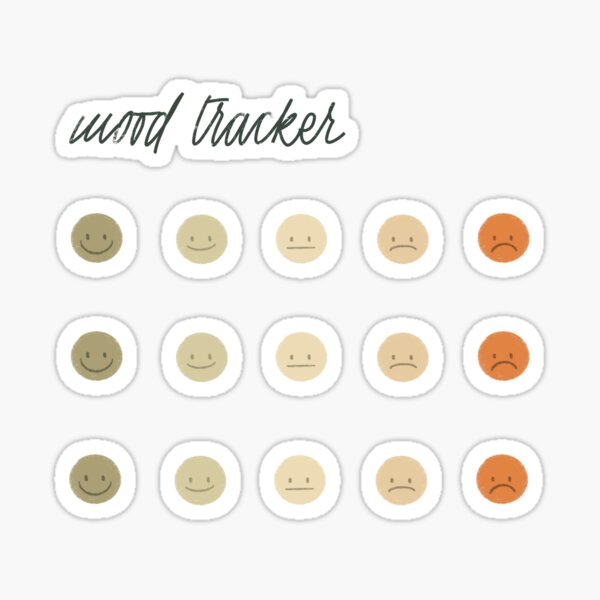 Mood Tracker Stickers – Stickers by AshleyK