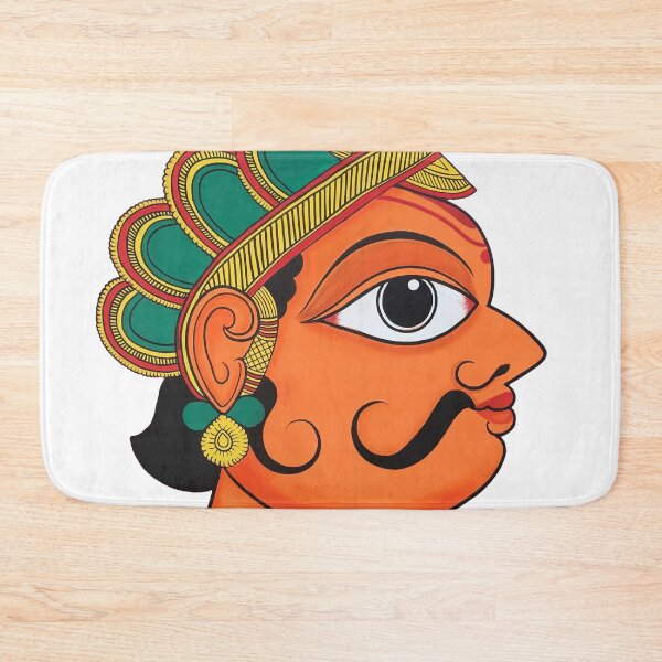 Item preview, Man's face, face of man, male face, mustache face, king face, indian art designed and sold by gopalpjoshi.