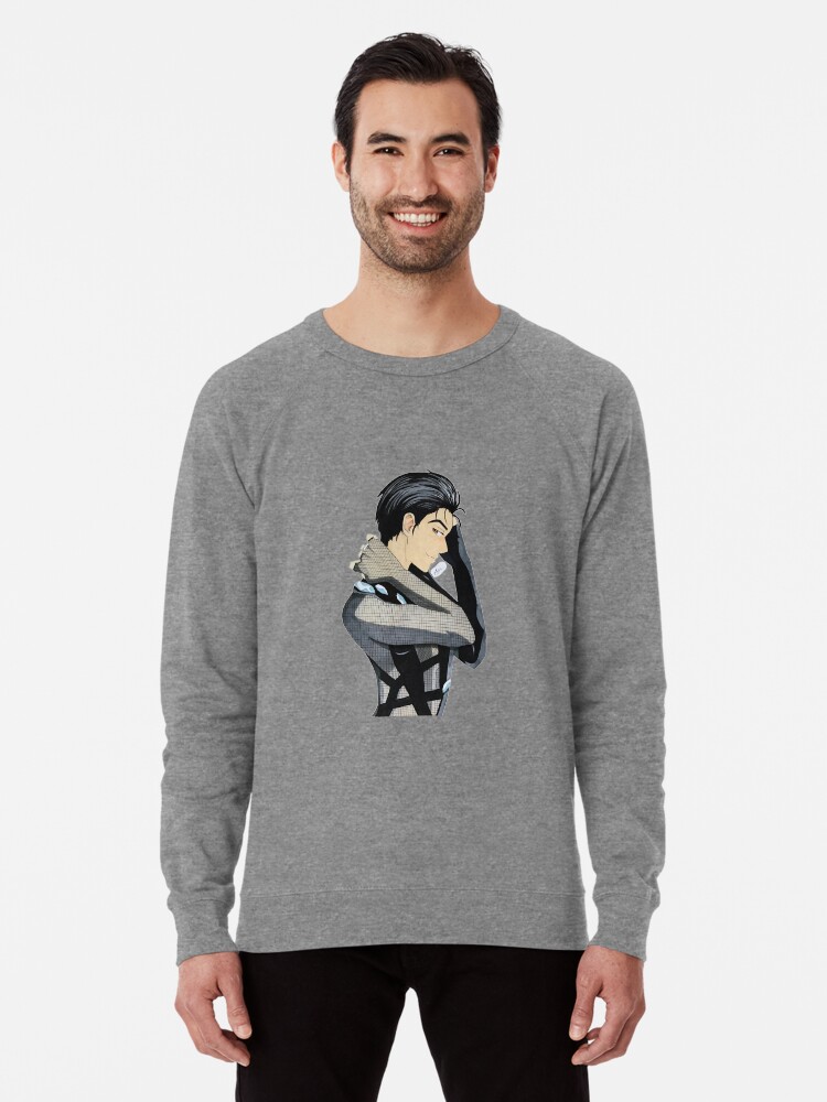 Eros Yuri Katsuki Yuri On Ice Lightweight Sweatshirt By