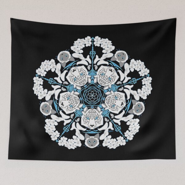 Item preview, Tigers Mandala designed and sold by strawnaclanton.