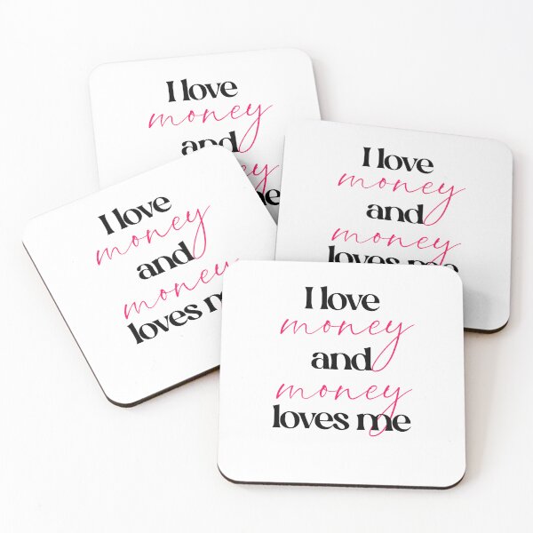 Item preview, I love money designed and sold by caddystar.