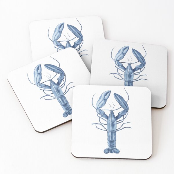 Item preview, Blue watercolor lobster designed and sold by InnaPatiutko.