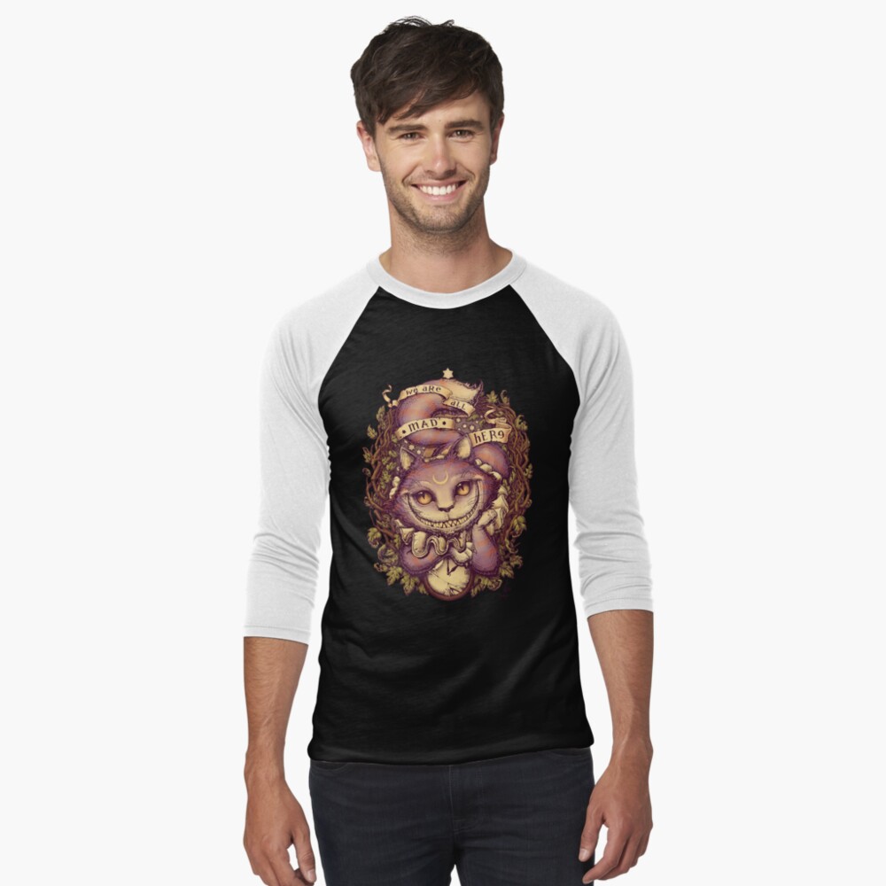 Item preview, Baseball ¾ Sleeve T-Shirt designed and sold by medusadollmaker.