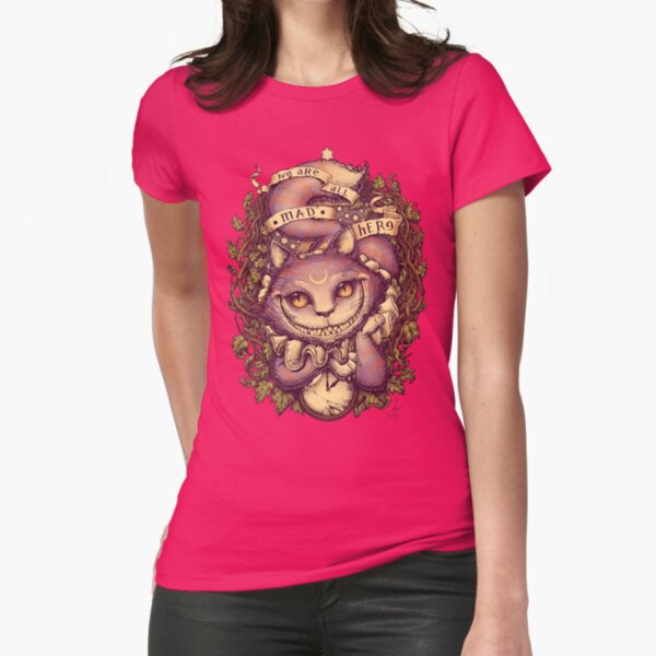 CHESHIRE CAT Fitted T-Shirt