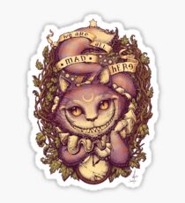 Pegatina GATO DE CHESHIRE