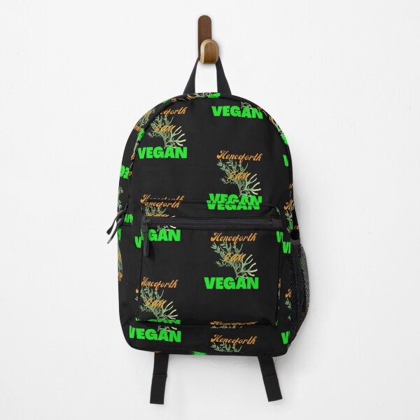 Item preview, Henceforth, I am Vegan - Colorful Typography designed and sold by SBWorld.