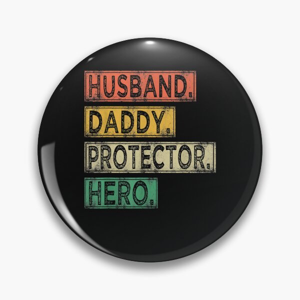 Artikelvorschau, Mens Vintage Husband Daddy Protector Dad Hero Shirt Father's Day entworfen und verkauft von David231231.