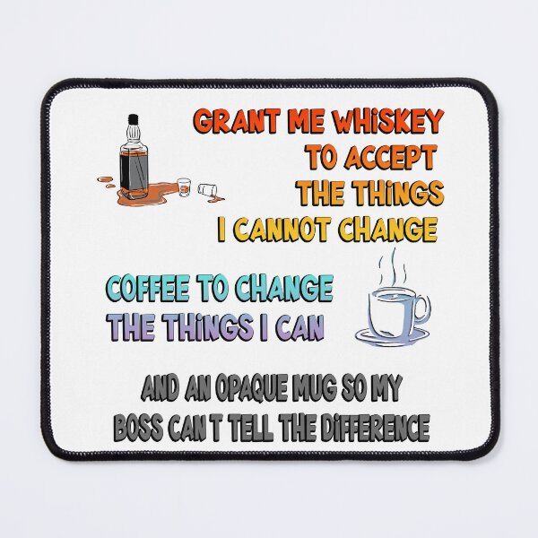 Item preview, Grant me Whiskey & Coffee designed and sold by HellsJanitor.
