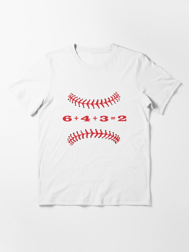 Funny Baseball Shirts For Men Coach 6+4+3=2' Men's T-Shirt