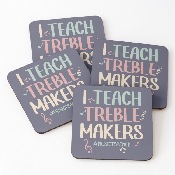Item preview, I Teach Treble Maker Pun - Music Teacher Quote designed and sold by Primroaddesigns.