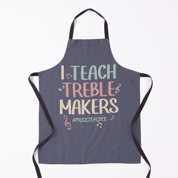 Item preview, I Teach Treble Maker Pun - Music Teacher Quote designed and sold by Primroaddesigns.