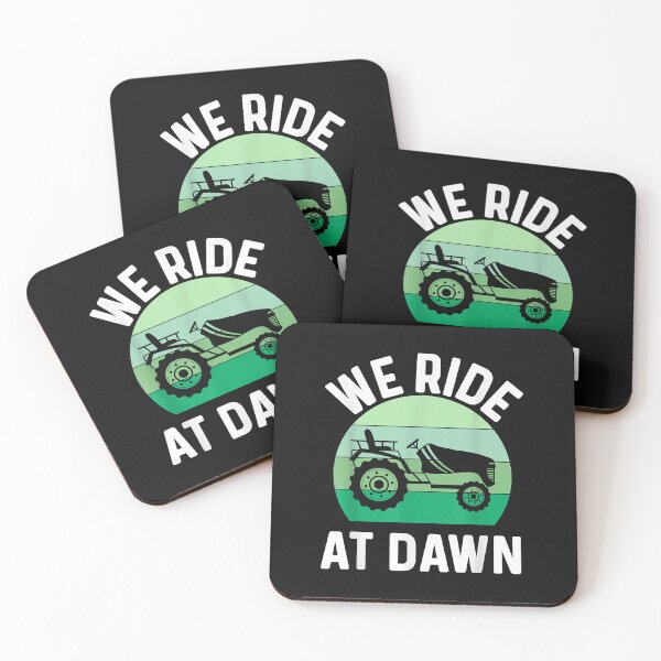 Item preview, Mens We Ride At Dawn Lawnmower Shirt Lawn Mowing Dad Yard Work designed and sold by David231231.