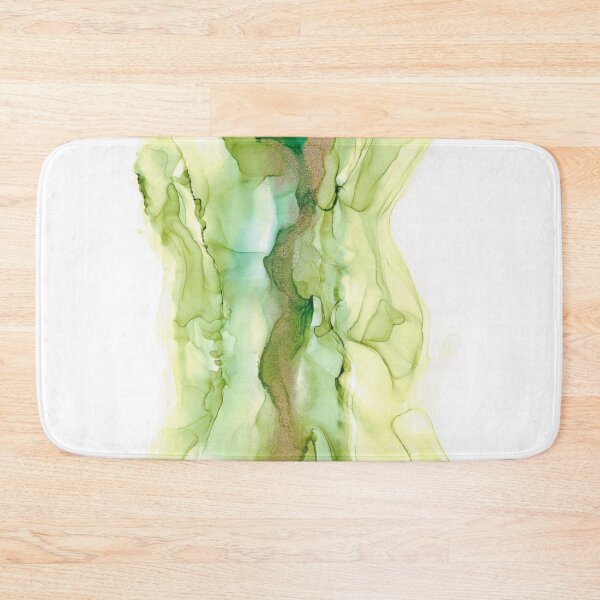 Item preview, Mossy Wonder Abstract 42722 Modern Alcohol Ink painting by Herzart designed and sold by herzart.