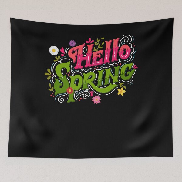 Item preview, Hello Spring Flowers Bloom Floral First Day of Spring designed and sold by Dressed For  Duty.