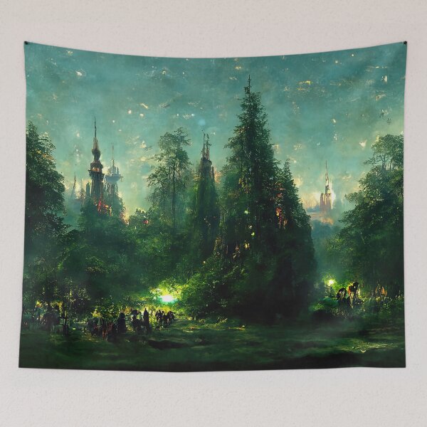 Item preview, Walking into the forest of Elves designed and sold by AM FineArtPrints.