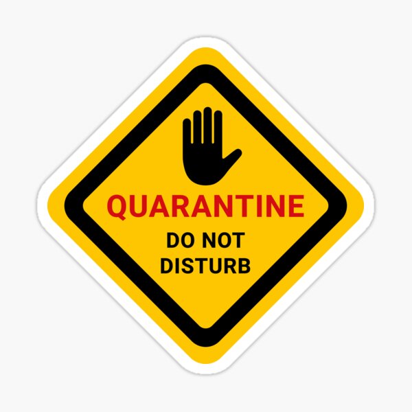 do not disturb Sticker