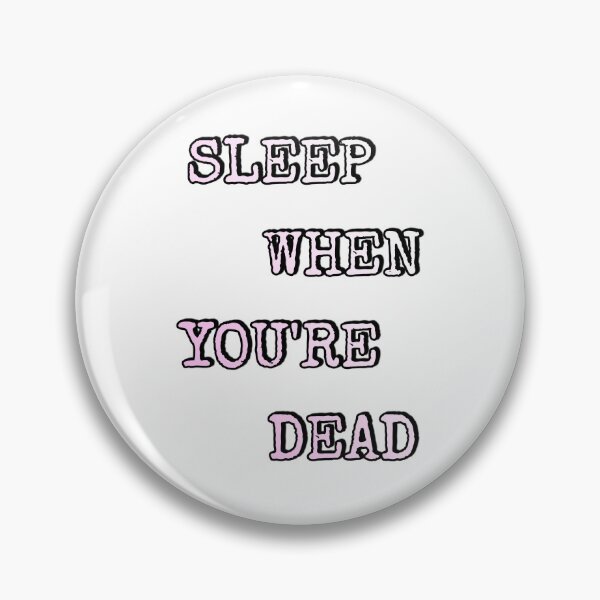 Item preview, sleep when.. sticker - Machine Gun Kelly designed and sold by alienspink.