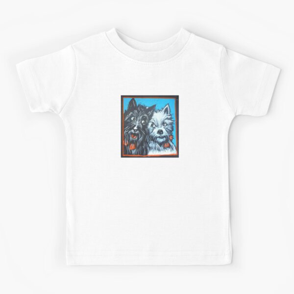 Black & white dogs Kids T-Shirt