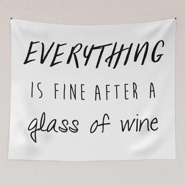 Item preview, Fine with Wine designed and sold by jenniferzalzal.