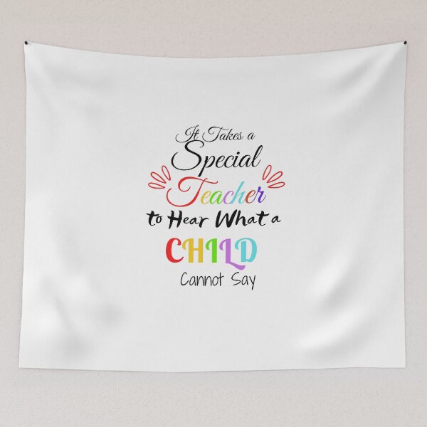 Item preview,  It Takes a Special Teacher to Hear What a Child Cannot Say designed and sold by yassminishop.