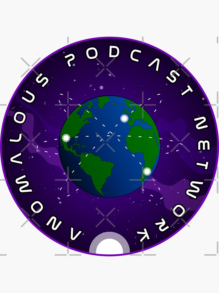 Artwork view, Anomalous Podcast Network Logo designed and sold by Dan Zetterström