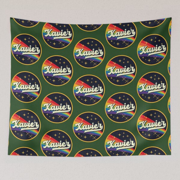Item preview, Xavier  Rainbow In Space Vintage Style   designed and sold by TsCreationsCo.