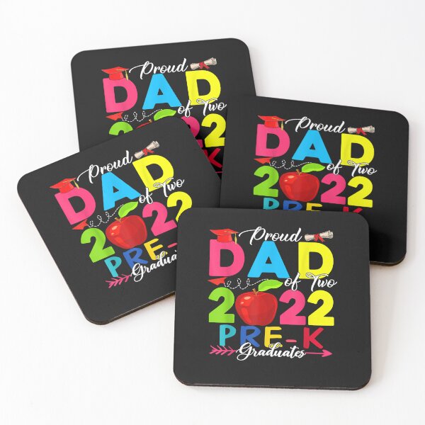 Item preview, Proud Dad Of Two 2022 Pre-K Graduates Funny Family Lover designed and sold by David231231.