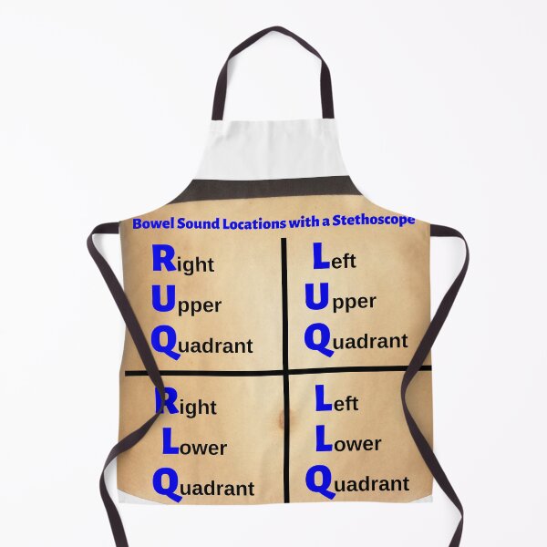 Item preview, Bowel Sound Locations with a Stethoscope designed and sold by Caregiverology.