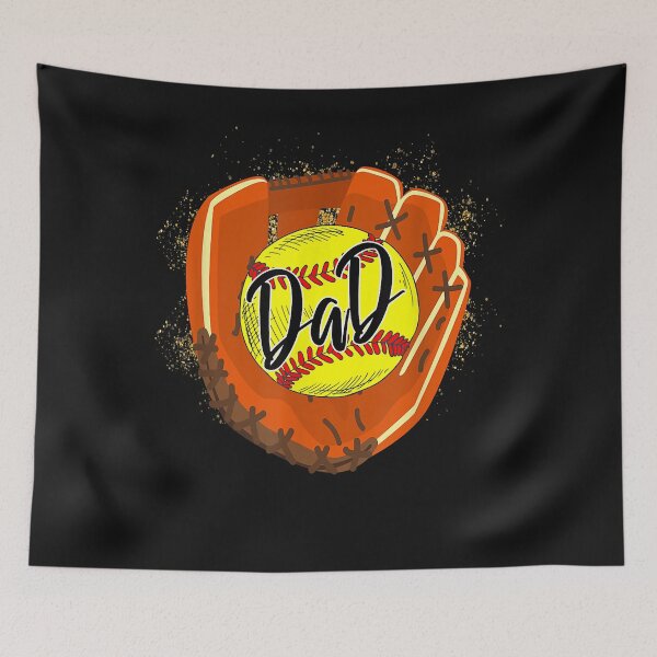 Item preview, Softball Dad Glove Funny Father's Day 2022 Cut Softball Dad designed and sold by David231231.