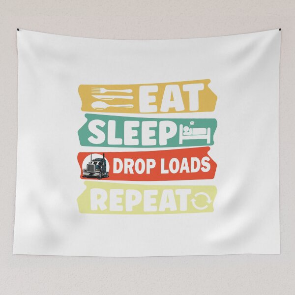 Item preview, Eat Sleep Drop Loads Repeat designed and sold by beefrancky.