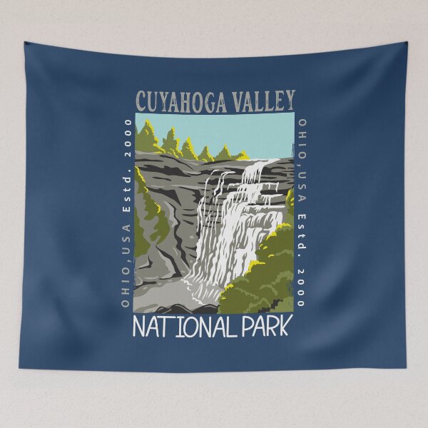 Item preview, Cuyahoga Valley National Park Ohio Distressed designed and sold by KrisSidDesigns.