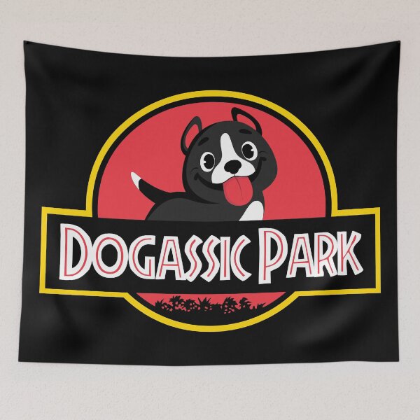 Item preview, Dogassic Park (doggy) designed and sold by RatArt Designs.