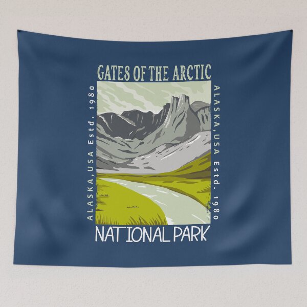 Item preview, Gates of the Arctic National Park Alaska Distressed designed and sold by KrisSidDesigns.