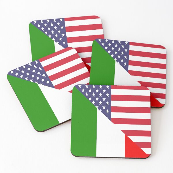 Item preview, Italian American Flag Italy Italiano USA designed and sold by ReddBLVD ⭐ ⭐ ⭐ ⭐ ⭐.