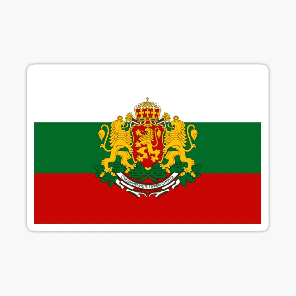 Coat Of Arms Of Bulgaria ,Bulgarian Balgarija Flag ,Bulgaria Lovers |  Sticker
