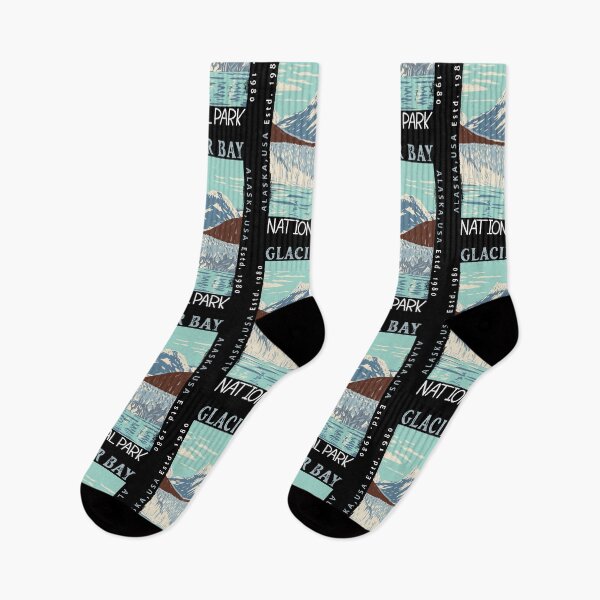 Item preview, Glacier Bay National Park Alaska Distressed designed and sold by KrisSidDesigns.