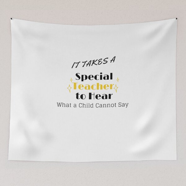 Item preview,   It Takes a Special Teacher to Hear What a Child Cannot Say designed and sold by yassminishop.